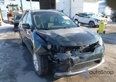 2016 Nissan Rogue Sv из США, поврежденный, VIN KNMAT2MV8GP684309